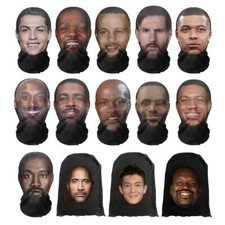 3D Printed Mask Cosplay Headwear Hiphop Fashi...
