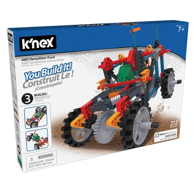 Knex 4WD Demolition Truck Building Set eBay