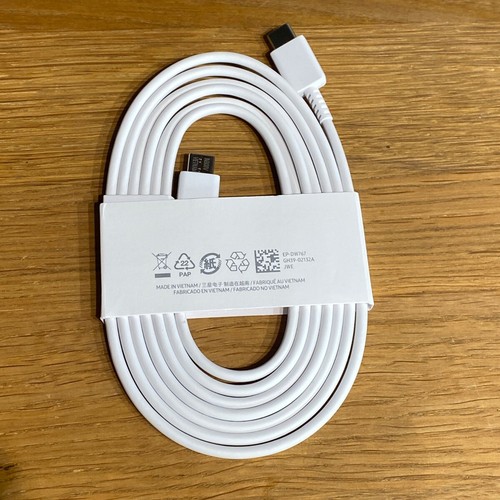 🟢 Samsung USB-C Charging Cable Lead Galaxy Tab iPad Phone Laptop White Original - Picture 17 of 20