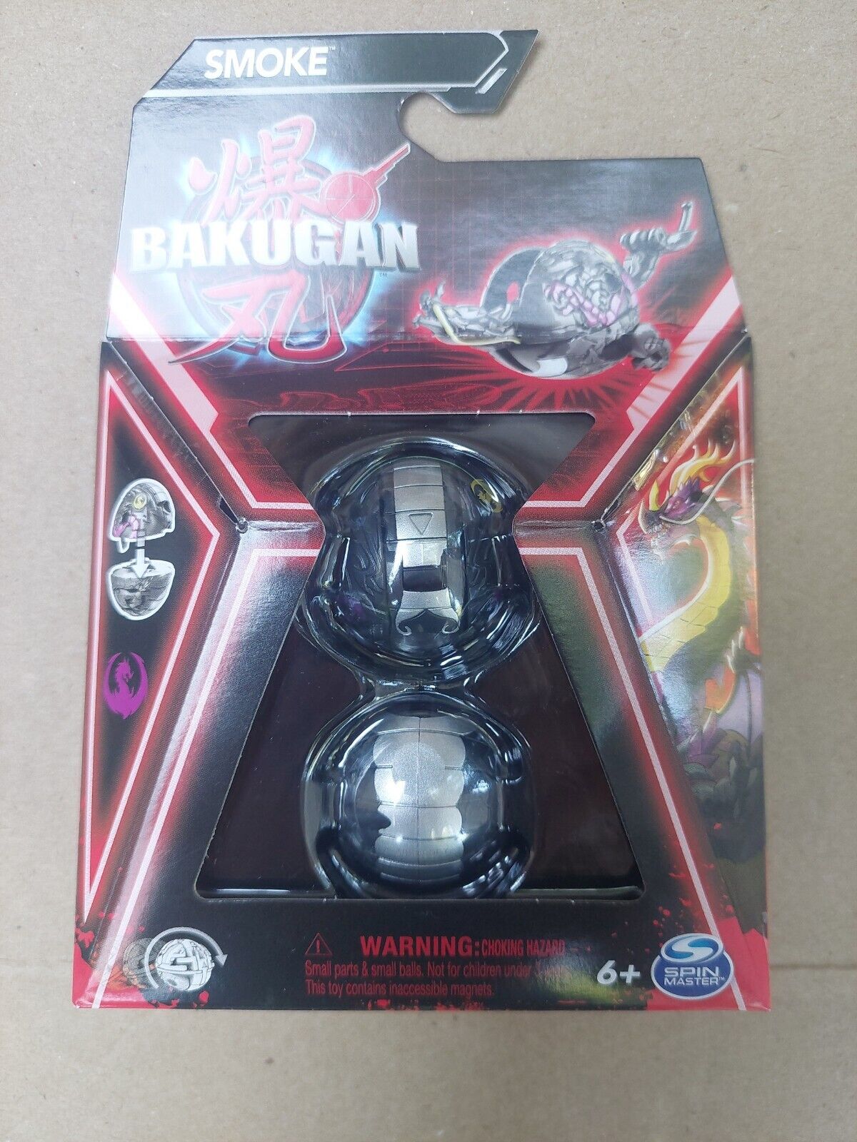 Black Smoke Bakugan 2023 Generation 3 New Dragon