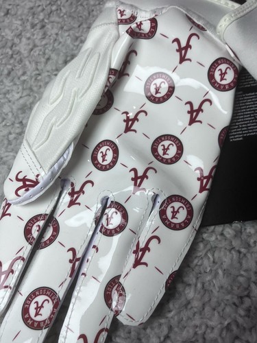 Nike Alabama Crimson Tide Team Issued Superbad 6.0 Football Gloves Size XXL PE - Picture 2 of 10