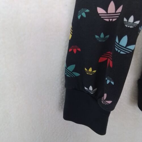 Adidas Cotton Blend Pullover Hoodie Size L Faded Black, Multicolor - Picture 6 of 11