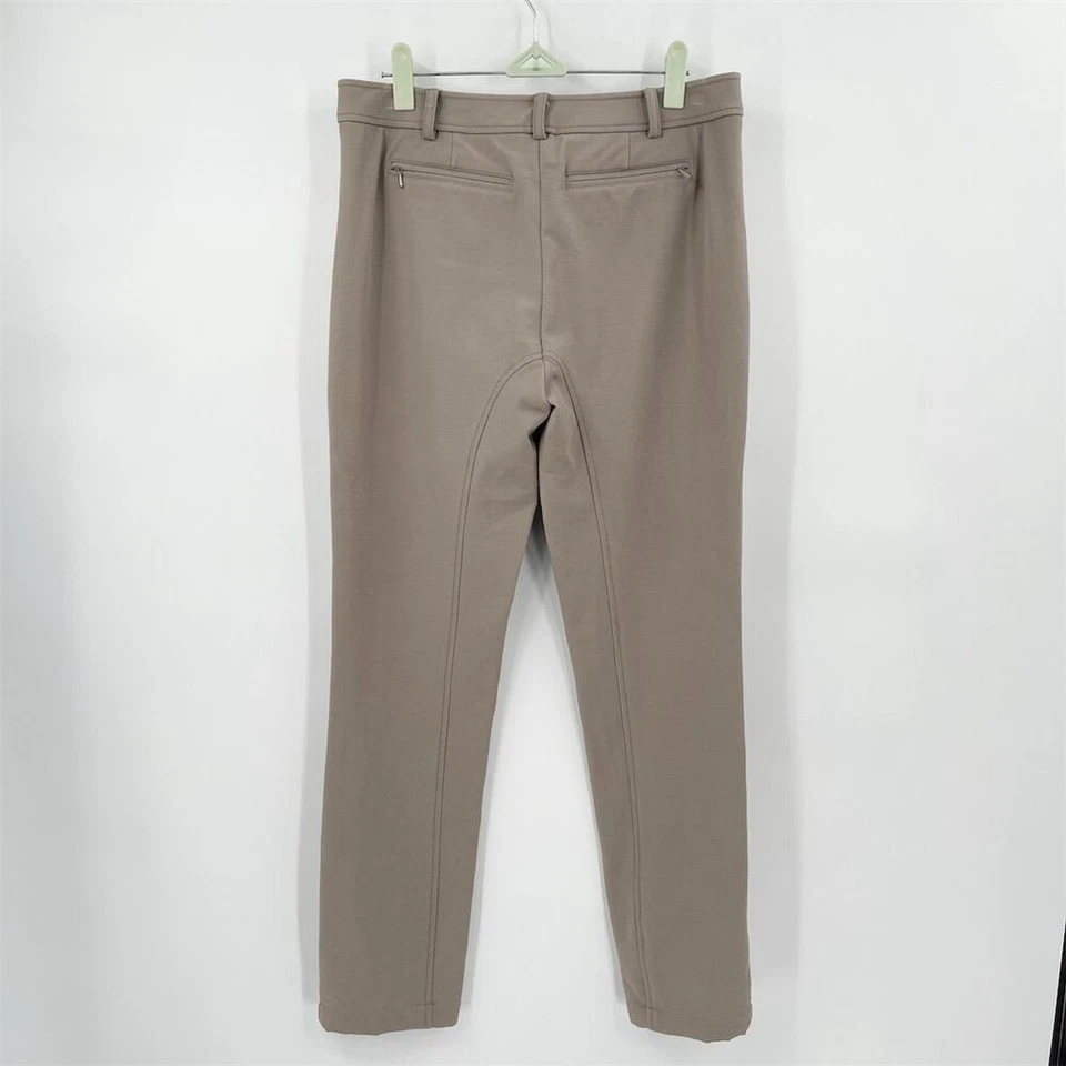 Pantalón ecuestre Worth para mujer color topo talla 6 informal oficina tiro medio elástico Foto 4 de 4