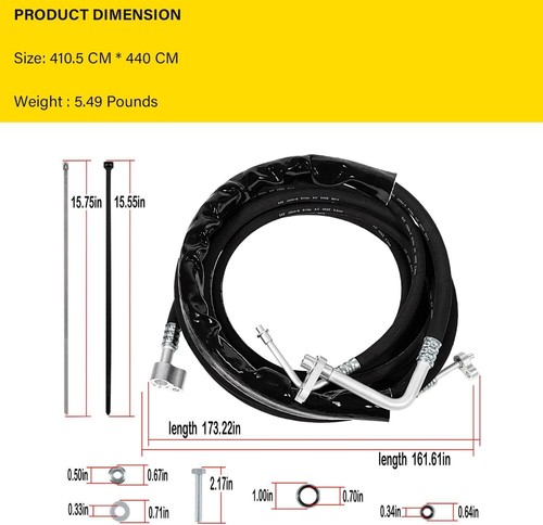 Jeu de lignes arrière/aux AC pour Chevrolet Tahoe/GMC Yukon/Escalade 2015-2020 #YSH34913 - Photo 7/11