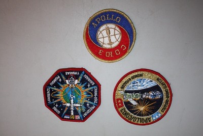 2 NASA USA / RUSSIA APOLLO CO1-03 PATCH & STS 91 PATCH NEW