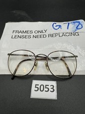 Calvin Klein havana 233 567 Round Rate Frame Eyeglasses 54-20