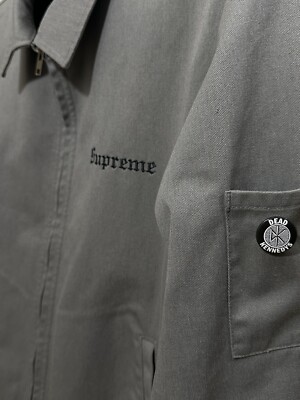 Supreme Dead Kennedys Work Jacket In God We Trust, Inc. Jesus