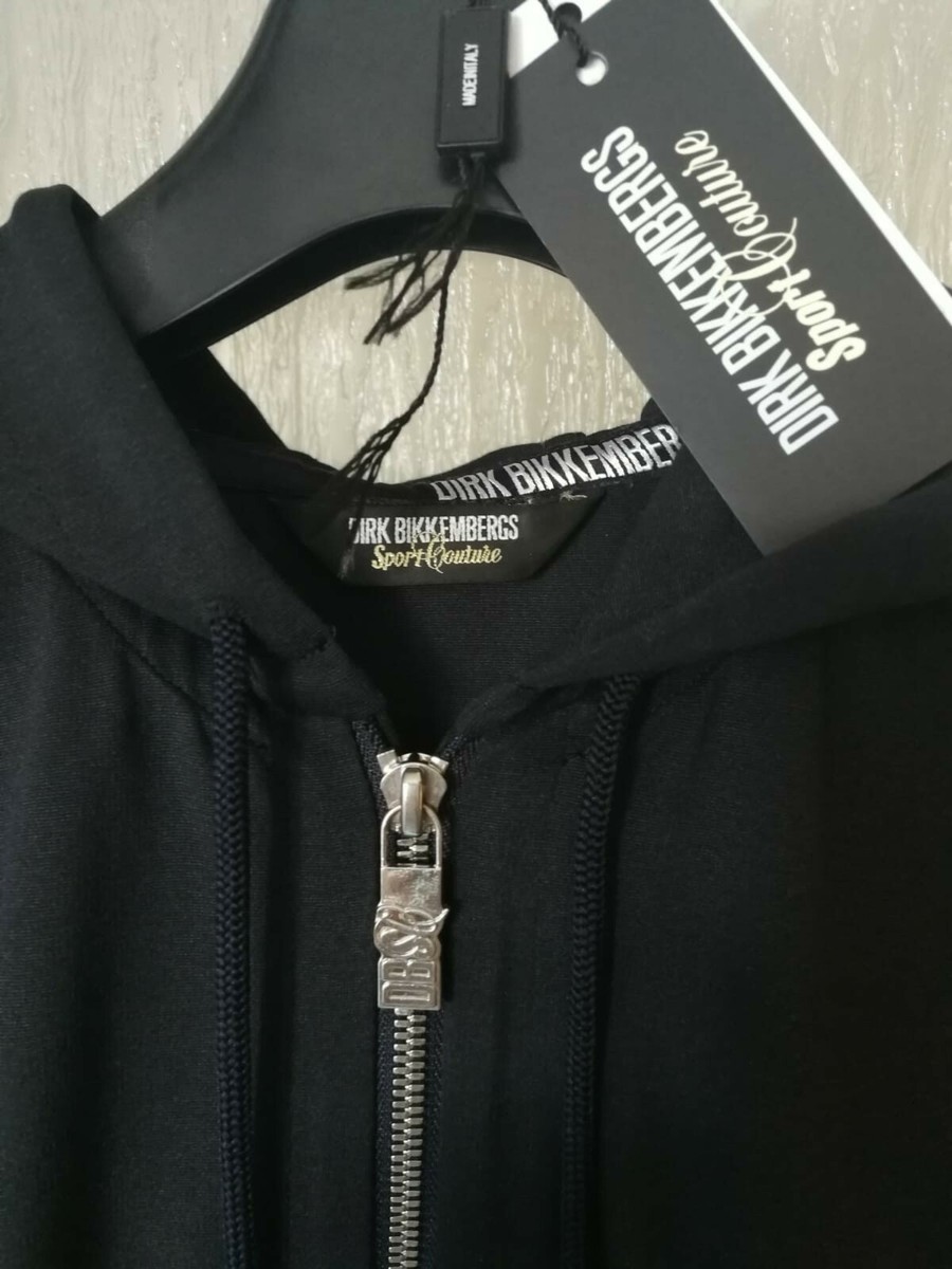 Archive ‘DIRK BIKKEMBERGS’ Design Knit DIRK BIKKEMBERGS NEW ZIP HOODED SLEEVELESS SWEATER LOGO BAND