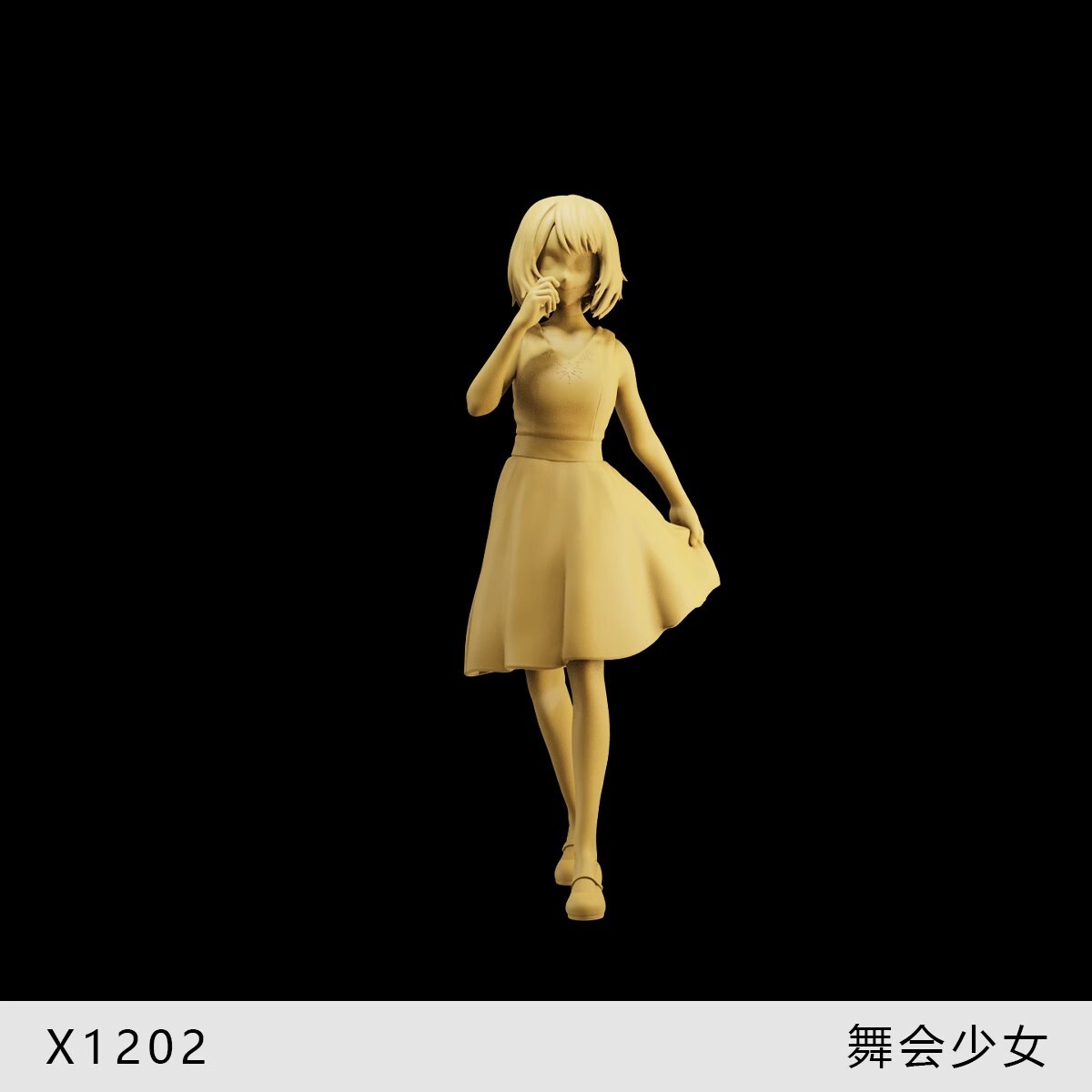 Figurine Fille à La Guitare - Résine 1:35 - Pour Diorama, Modélisme - Thème Batman