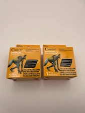 2 Pack Careus Kinesiology Tape KT Tape 8 Precut Strips 2"x 2.23 YDS BLACK