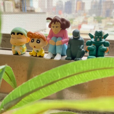 Bandai Crayon Shin-chan Machiboke 4 Set Full Comp Gacha Bandai Crayon Shin-chan Machiboke 4 Set Full Comp Gacha