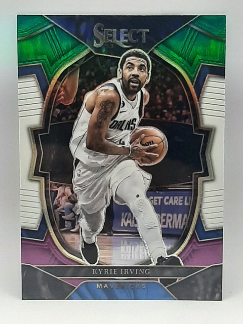 Kyrie Irving Green White Purple Prizm Concourse 2022-23 Panini Select Mavericks