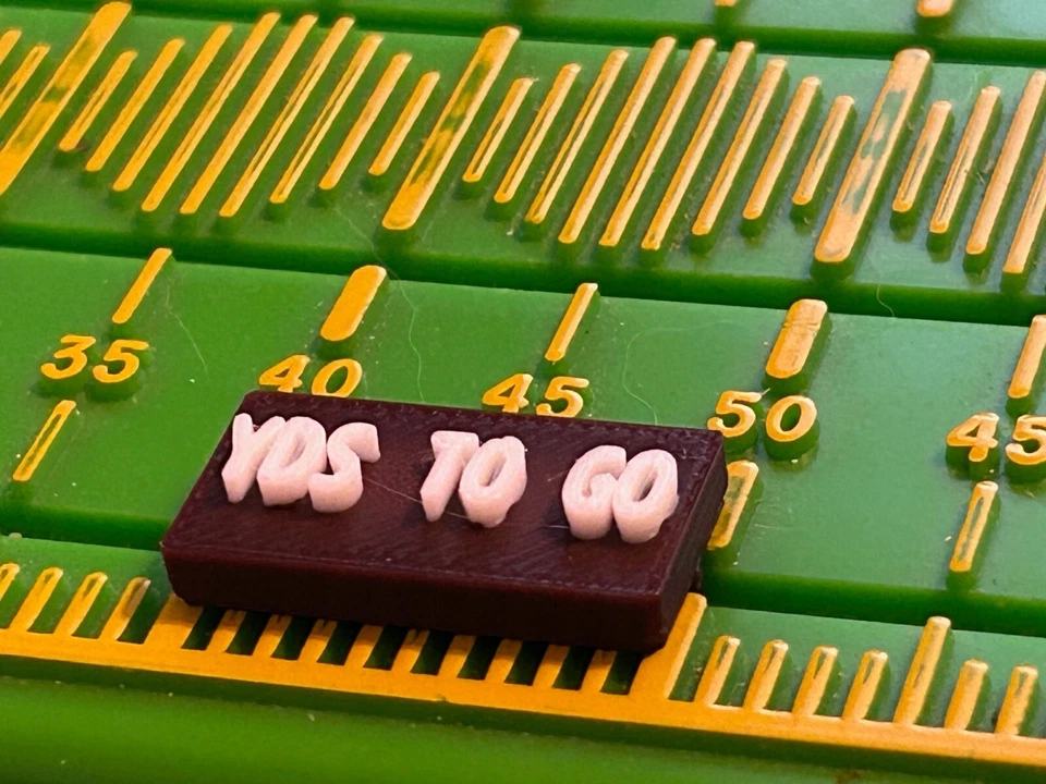 NEW VERSION! Paydirt/Bowl Bound Game Pieces (football/yardage markers only) - Image 3 of 4