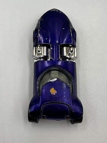 Hot Wheels Redline 1968 Twin Mill Purple Mattel U.S.A. USA White Interior RL - Picture 6 of 7
