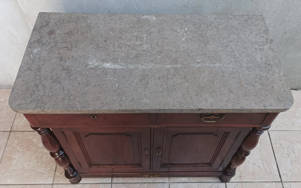 Petit buffet style anglais époque 19ème - Photo 3/4