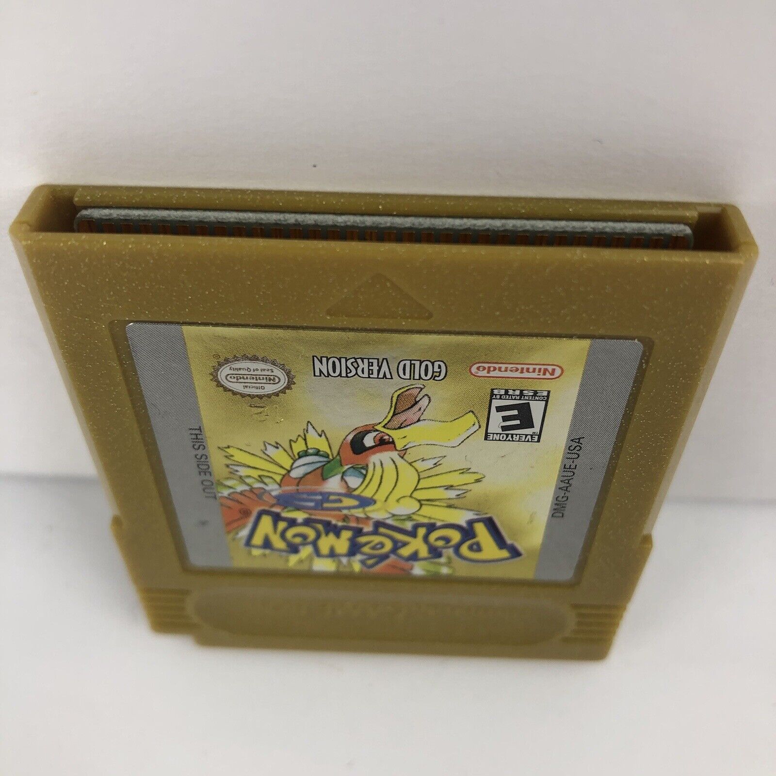 Nintendo Gameboy Color Pokemon Gold Version game Authentic Cartridge Vintage