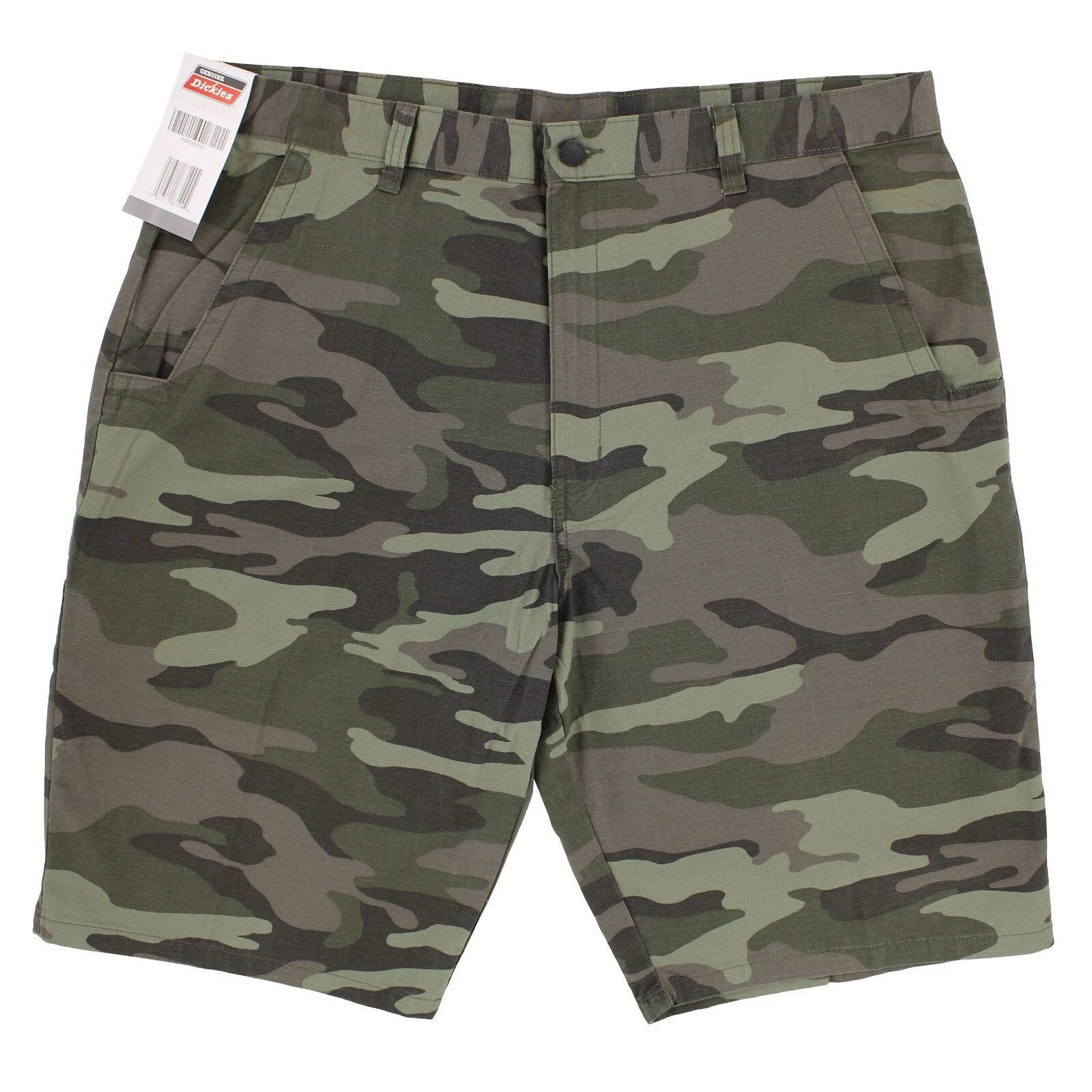 Dickies Men's Casual Shorts, Cotton Ripstop Shorts, 10.5 Inch Inseam, Green Camo
Opens in a new wind