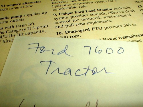 Ford 7600 Traktor Teilhändlerprospekt Seiten 3-10 NUR Oldtimer - Bild 2 von 8