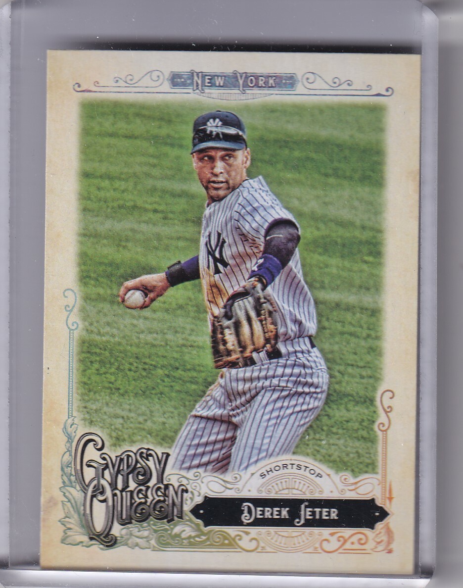 2017 TOPPS GYPSY QUEEN #303 DEREK JETER SHORT PRINT SP YANKEES HOF B161