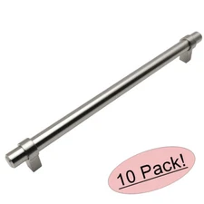 *10 Pack* Cosmas Satin Nickel Euro Style Cabinet Bar Pulls #161-224SN