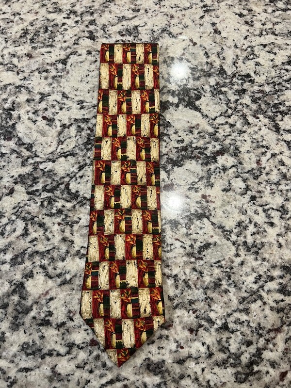 Ermenegildo Zegna Rate Pattern Tie Mens Silk Classic Italy Necktie