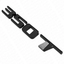 1Pc Rear Trunk Decklid 350T Badge Nameplate Letter Emblem Black Gloss