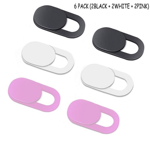 3~6PCS WebCam Cover Slide Camera Privacy Security Protect Sticker-Over 20 Model - Picture 16 of 31