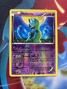 Pokemon TCG Meloetta 77/149 Reverse Holo Rare B&W Boundaries Crossed 2012 NM/LP