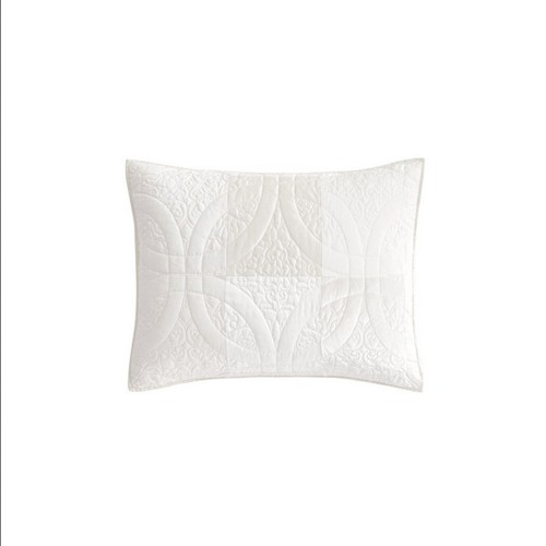 MARTHA STEWART COLLECTION WEDDING RINGS FULL SIZE BEDSPREAD COLOR WHITE NEW - Picture 3 of 3