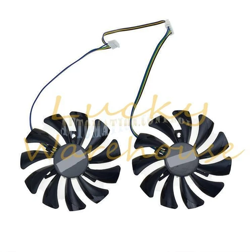 85mm For Sapphire AMD HD7970 HD7950 HD7870 HD7850 Dual-X Fan Replacement 40mm~