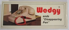 Wedgy Pen MMF Industries Vintage New in Package New Old Stock Movie TV Set Prop