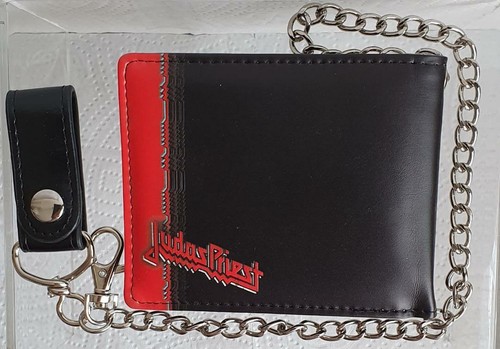 Cartera Judas Priest ACERO BRITÁNICO icónica metal pesado regalo en caja - Imagen 2 de 6