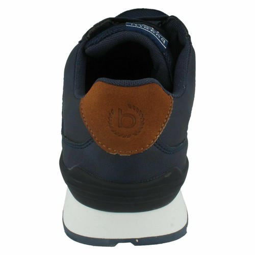 MENS BUAGTTI 323-30805-5900 NAVY TRAINERS - Picture 3 of 7