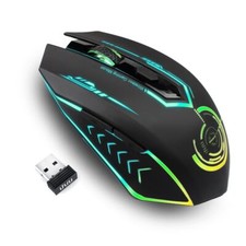 Wireless Gaming Mouse Up to 10000 DPI Rechargeable USB Wireless Mouse with 6 ...
