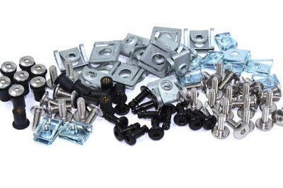Aprilia RSV 1000 R 2004-2009 Edelstahl Verkleidungssatz vorne Silber