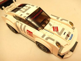Lego Porsche 911 Gt Finish Line 75912 Speed Champions 100% Complete Set 551 Pcs