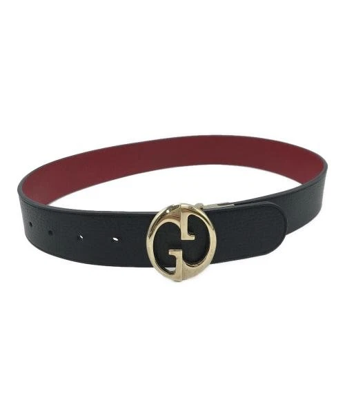 Ceinture cuir boucle logo GUCCI GG