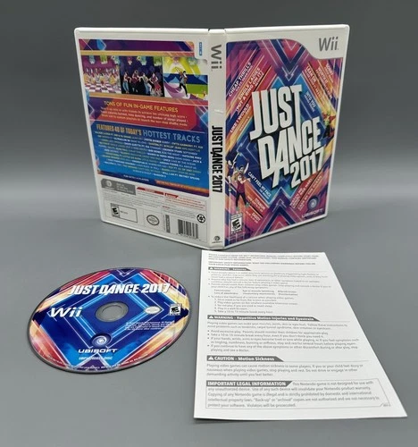 Just Dance 2017 Nintendo Wii Complete CIB Tested Working