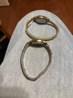 TWO VINTAGE LADIES TIMEX WATCHES OVAL WITH BATTERIES THAILAND & PHILIPPINES