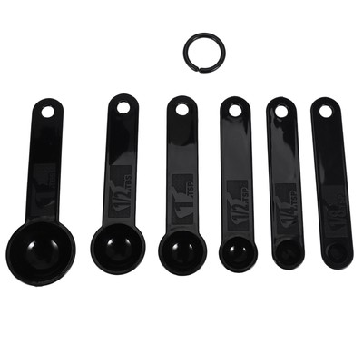 Set 6tlg 1/8TSP-1TBS Kunststoff Messlöffel H4N74468