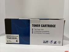 TN830XL Toner Cartridge High Yield for Brother TN830 4pk Black