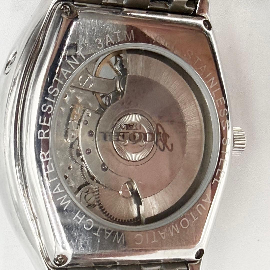 Working Cog Automatic Smoseco Skeleton Watch Blac… - image 9