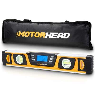 #ad Motorhead MH 02 DL B1 16 1 16 In Smart Digital Level LCD Rugged Magnetic ToolsX $73.99
