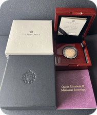 2022  Proof Full Gold Memorial  Sovereign