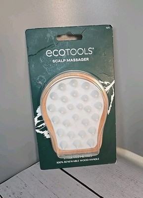 EcoTools Stimulating Scalp Massager Handheld Bamboo All Hair Types *New*