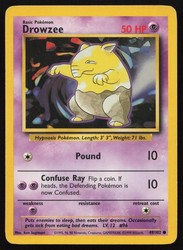 Drowzee 49/102 Base Set Unlimited Common