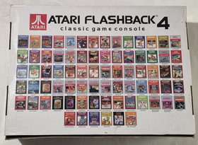 Atari Flashback 4 76 Games Console 2 Wireless Controllers Boxed Tested