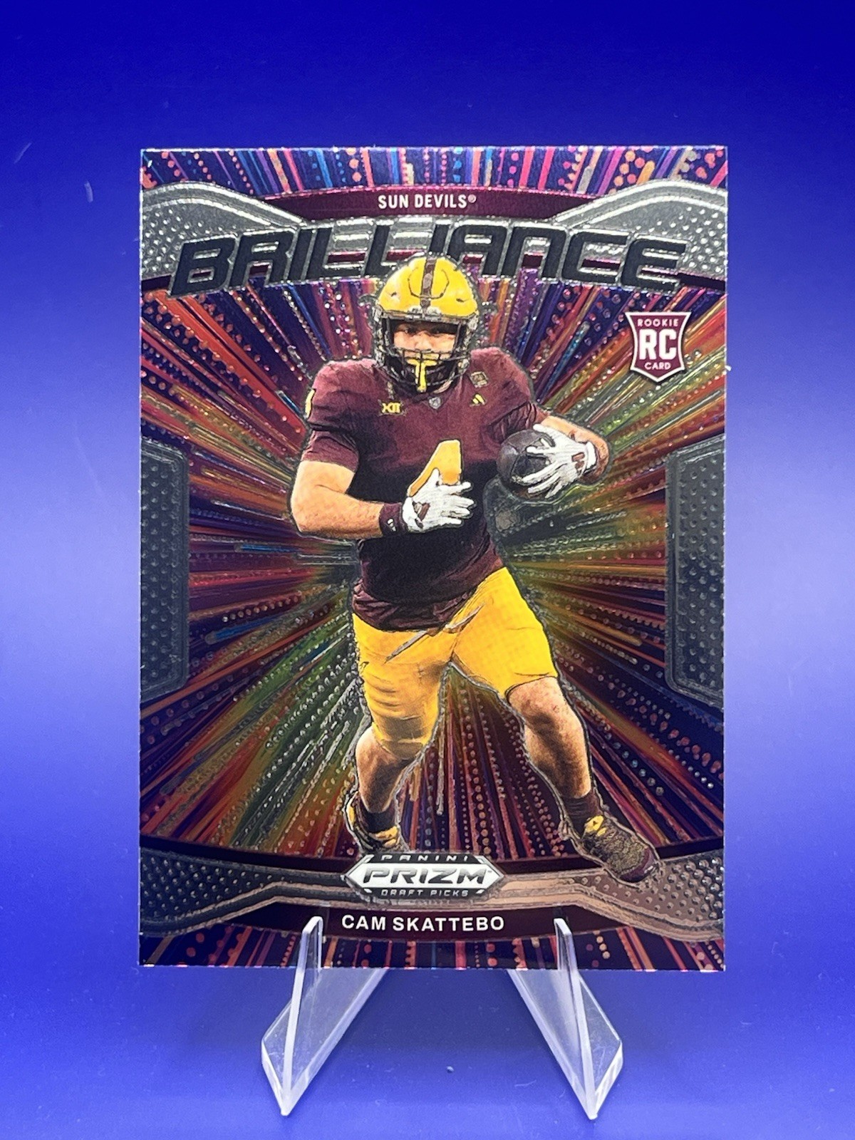 2025 Panini Prizm Draft Picks - Brilliance Cam Skattebo #3 (RC) Sun Devils