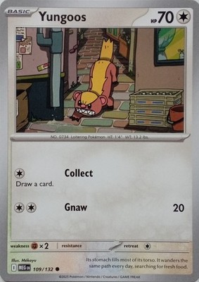 109/132 Youngoos Common Mega Evolution Pokemon Karte