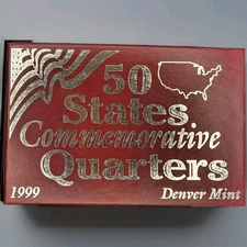 1999–2009 U.S. 50 State Quarters Complete Set Denver Mint Uncirculated w/ COA